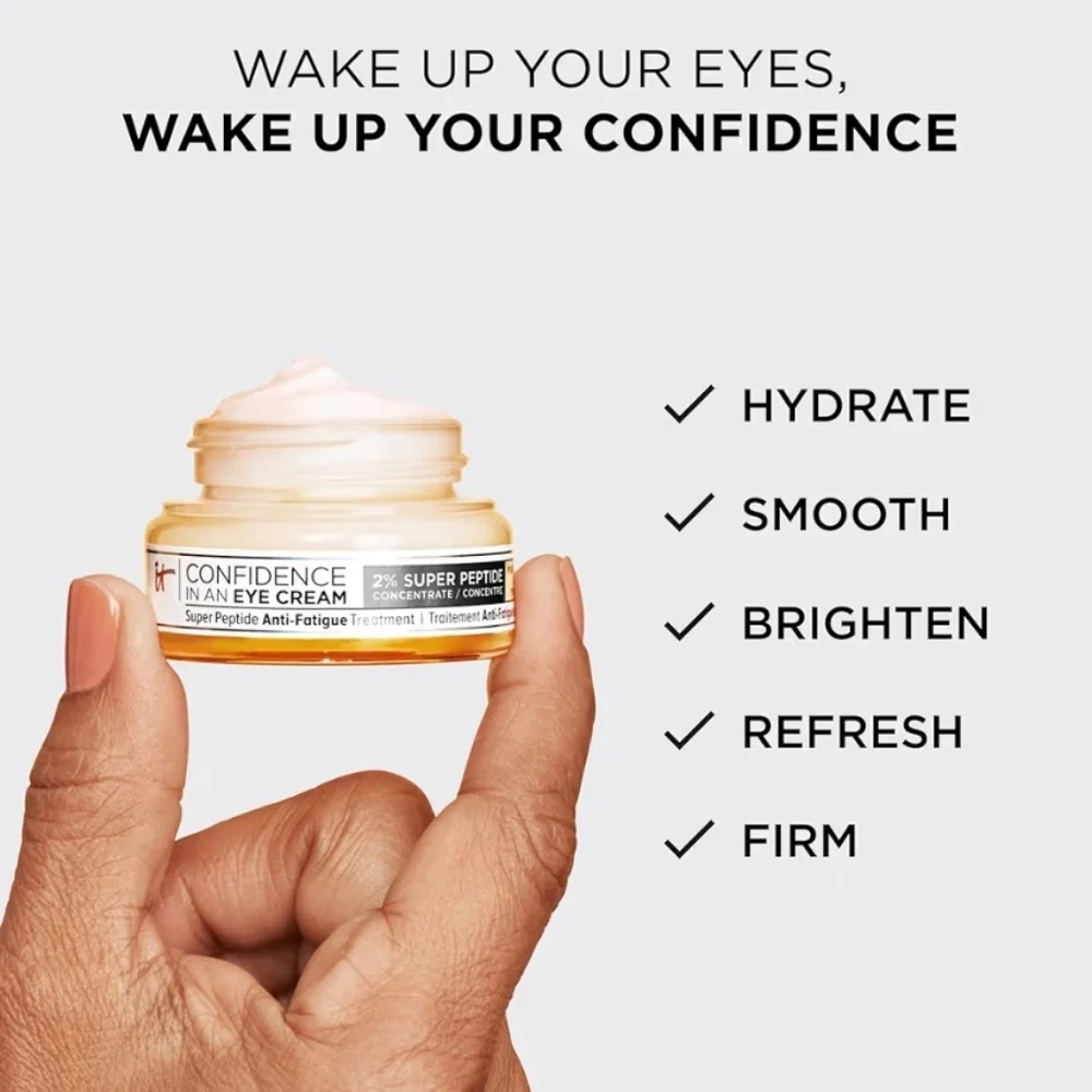IT Cosmetics Confidence in an Eye Cream For All Skin Types, .5oz, NIB - Picture 4 of 7